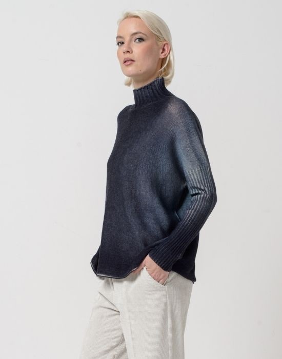 Εικόνα της Sweater με ribbed μανίκια