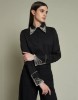 Picture of Embroidered shirt in poplin stretch